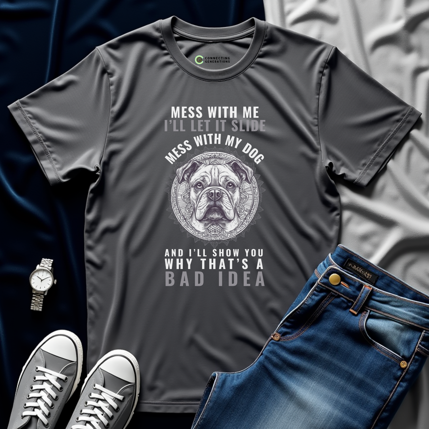 Protective Bulldog T-Shirt