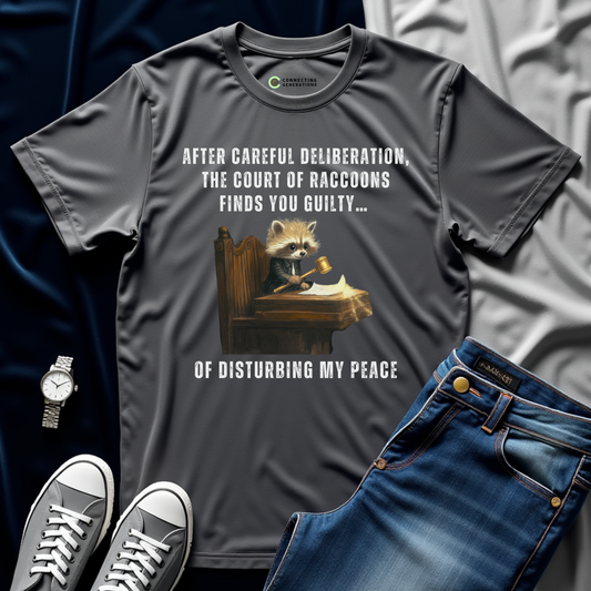 Raccoon Court Guilty Verdict T-Shirt