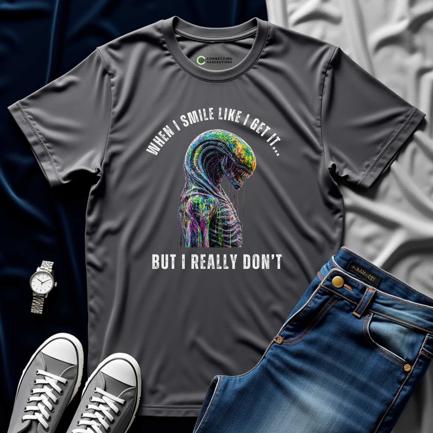Alien Comprehension Glitch T-Shirt