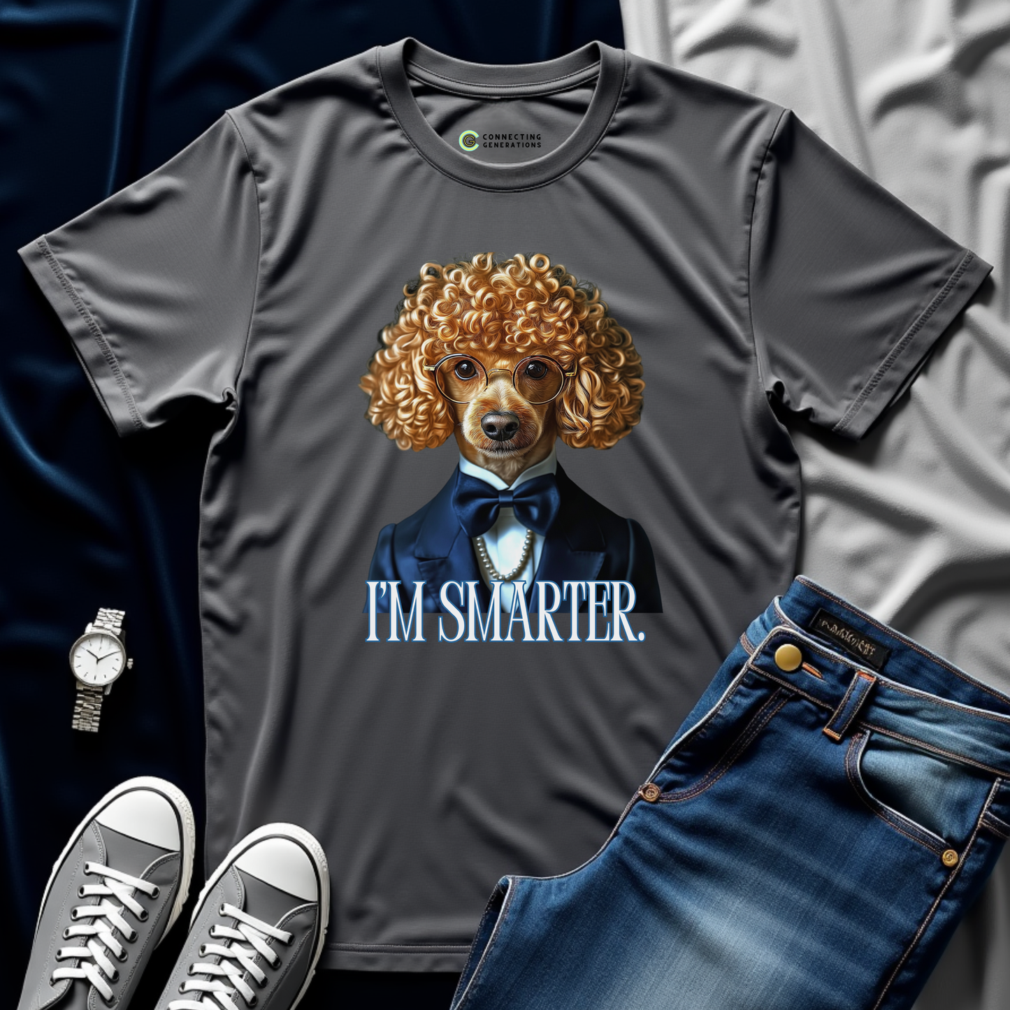 Intellectual Poodle T-Shirt